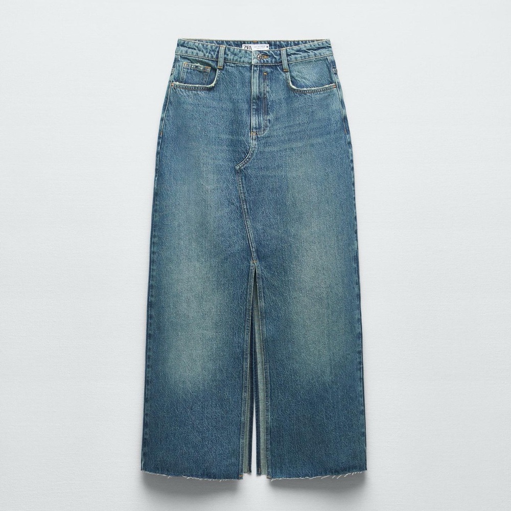 Zara Blue Flare & Wide Leg Jeans